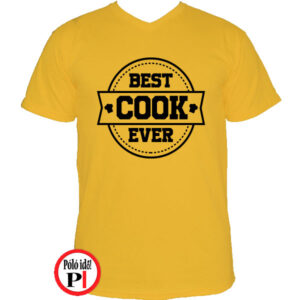szakács póló best cook ever citrom