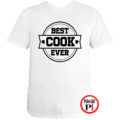 szakács póló best cook ever fehér