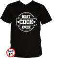 szakács póló best cook ever fekete