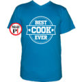 szakács póló best cook ever vkék