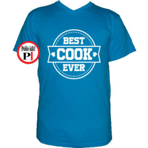 szakács póló best cook ever vkék