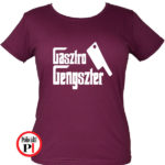 szakács póló gasztro gengszter női burgundi