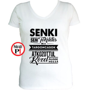 targoncás póló tökéletes női fehér