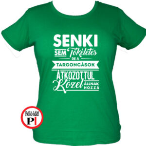 targoncás póló tökéletes női zöld