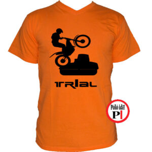 trail póló trialer narancs