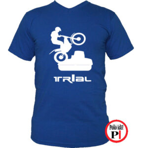 trail póló trialer kék
