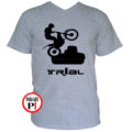 trail póló trialer szürke