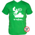 trail póló trialer zöld