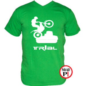 trail póló trialer zöld