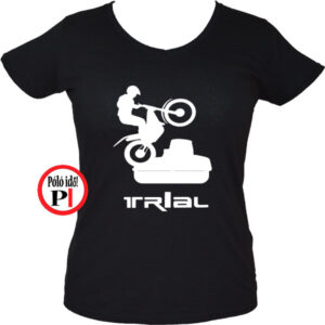trail póló trialer női fekete