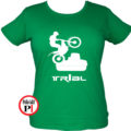 trail póló trialer női zöld