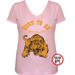 Born to be wild allatos polo noi burgundi pink