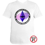 Csak az ethereum póló fehér