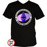 Csak az ethereum póló fekete