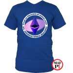 Csak az ethereum póló kék
