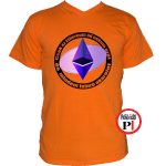 Csak az ethereum póló narancs