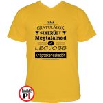 Gratulálok kriptokereskedő póló citrom