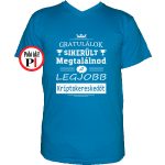 Gratulálok kriptokereskedő póló vkék