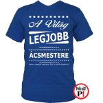ajándék ács póló kék