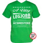 ajándék ács póló zöld
