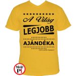 ajándék ajándék póló citrom