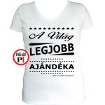 ajándék ajándék póló női fehér