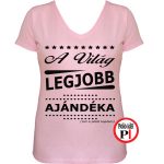 ajándék ajándék póló női pink