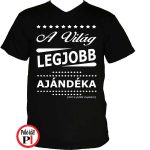 ajándék ajándék póló fekete