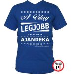 ajándék ajándék póló kék
