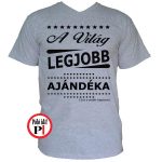 ajándék ajándék póló szürke