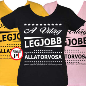 ajándék állatorvos póló női