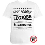 ajándék állatorvos póló fehér