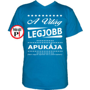 ajándék apa póló vkék
