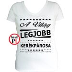 ajándék biciklis póló női fehér