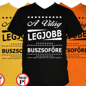 ajándék buszsofőr póló