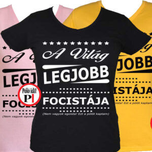 ajándék focis póló női
