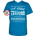 ajándék focis póló vkék