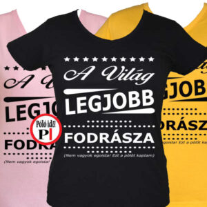 ajándék fodrász póló női