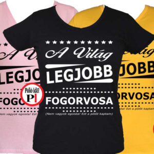 ajándék fogorvos póló női