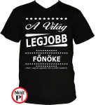 ajándék főnök póló fekete