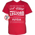 ajándék futó póló piros