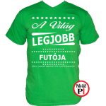 ajándék futó póló zöld