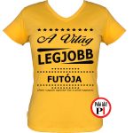 ajándék futó póló női citrom