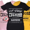 ajándék gamer póló női