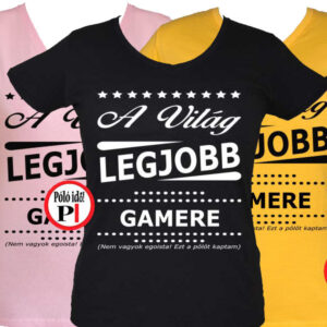 ajándék gamer póló női