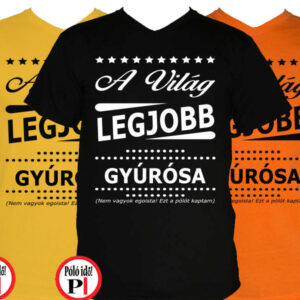 ajándék gyúrós póló
