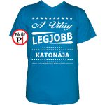 ajándék katona póló vkék