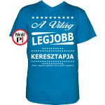 ajándék keresztapa póló vkék