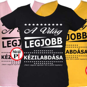 ajándék kézilabda póló női