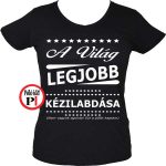 ajándék kézilabda póló női fekete